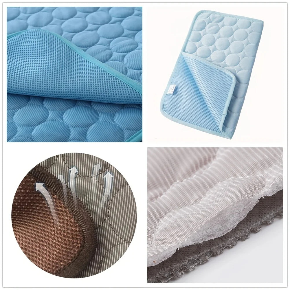 Colchoneta refrescante para perros, cama fría extragrande para mascotas, ideal para perros pequeños y grandes. Accesorios para mascotas. Manta resistente para gatos, sofá con almohadilla de hielo para gatos.