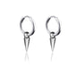 New Punk Stainless Steel Chain Hoop Earrings For Women Men 2021 Trendy Goth Pop Hip Hop Pendants Ear Jewelry Accessories Earring