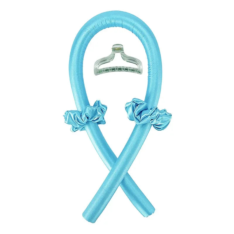 Diadema rizadora sin calor, rulos de cinta de seda para rizos, diadema suave para dormir, rizadores de cabello para cabello suelto, herramientas para peinar el cabello