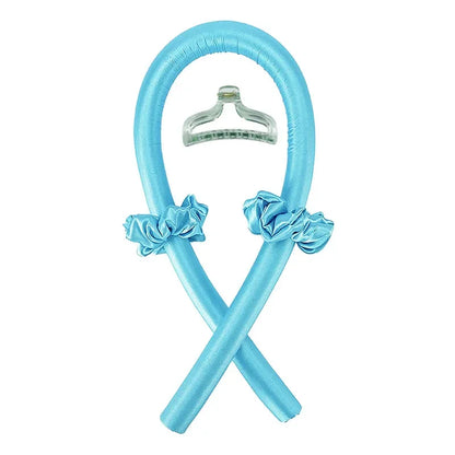 Diadema rizadora sin calor, rulos de cinta de seda para rizos, diadema suave para dormir, rizadores de cabello para cabello suelto, herramientas para peinar el cabello