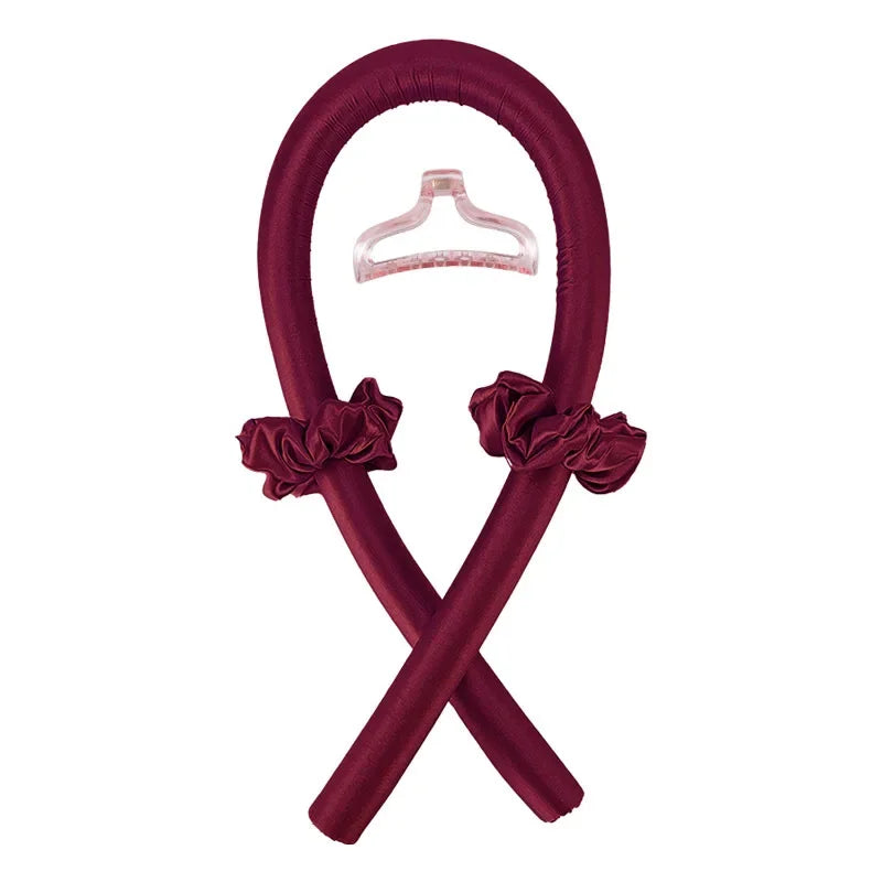 Diadema rizadora sin calor, rulos de cinta de seda para rizos, diadema suave para dormir, rizadores de cabello para cabello suelto, herramientas para peinar el cabello