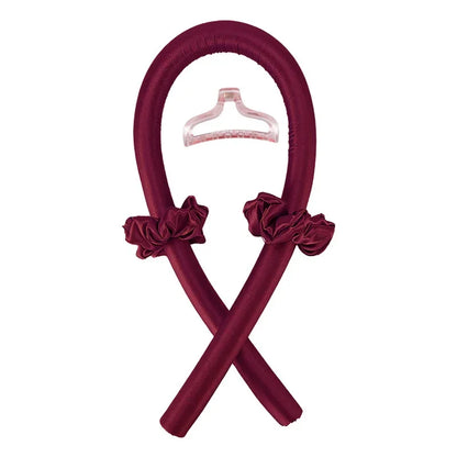 Diadema rizadora sin calor, rulos de cinta de seda para rizos, diadema suave para dormir, rizadores de cabello para cabello suelto, herramientas para peinar el cabello